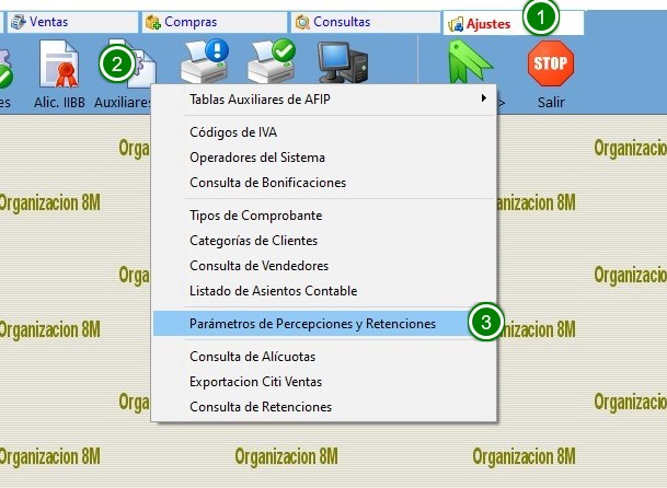 Consulta de Parámetros de Percepciones y Retemciones